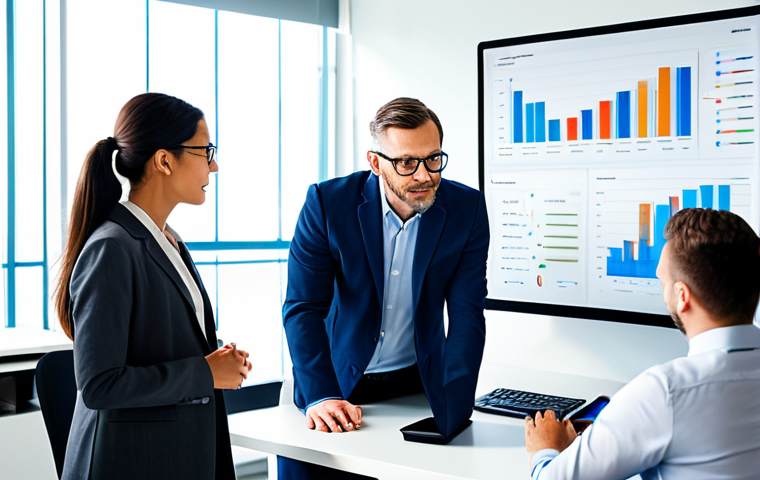 소비자중심 경영 사례와 디지털 혁신 전략 연구와 분석 - Data-Driven Customer Understanding**

"A diverse team of professionals analyzing data dashboards in ...
