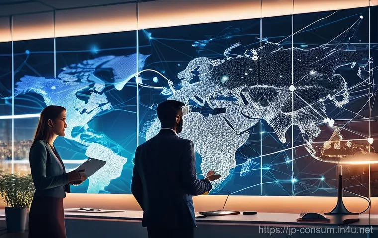 소비자 행동 데이터 관리 플랫폼 - **Image Prompt: "Customer Data as a Shining Treasure Map"**
    A futuristic, brightly lit office en...