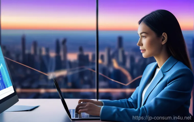 소비자 행동 데이터 관리 플랫폼 - **Image Prompt: "Customer Data as a Shining Treasure Map"**
    A futuristic, brightly lit office en...