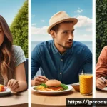 소비자 행동 변화와 비즈니스 영향 - Here are three image generation prompts in English, detailing various aspects of modern consumer beh...