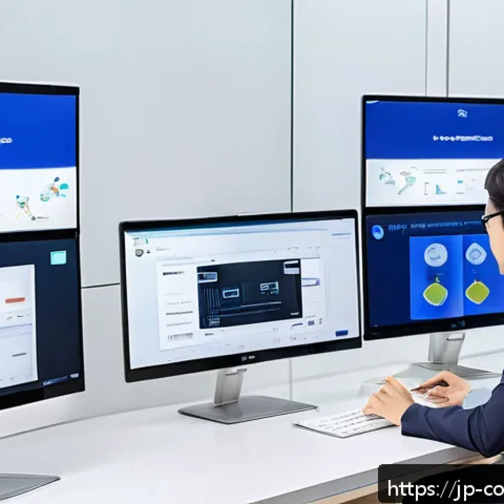 소비자 불만 처리 서비스 개선 사례 - A modern Japanese office environment with diverse customer service staff actively engaged in real-ti...