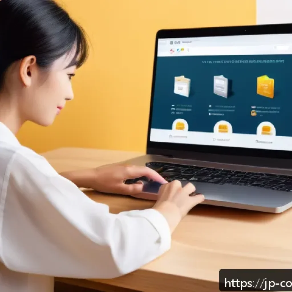 소비자 보호 관련 연구와 사례 탐구 - A modern Japanese online shopper browsing a trustworthy e-commerce website on a sleek laptop at a co...